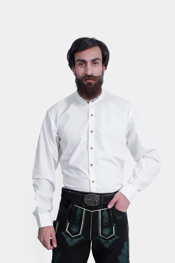 oktoberfest dress shirt Lederhosen Shirt for Men | Classic Checkered Blue